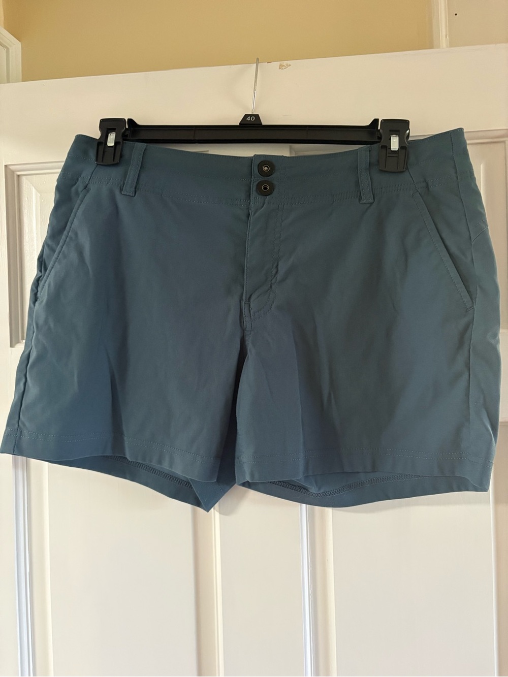Prana Women's Slate Blue Performance Shorts